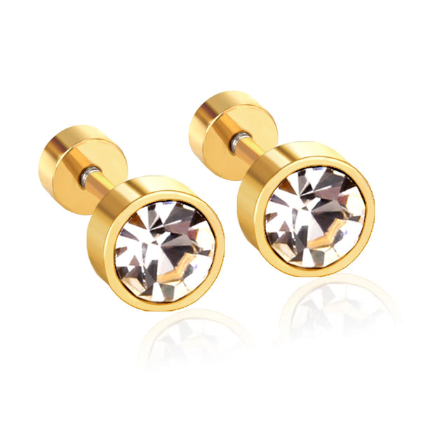 Classic Crystal Stud Earrings