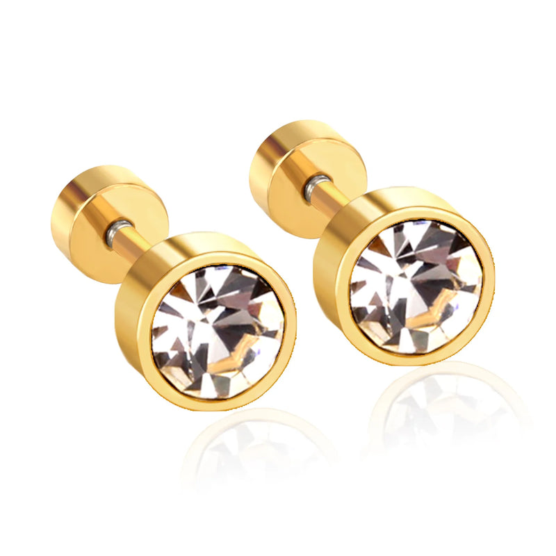 Classic Crystal Stud Earrings