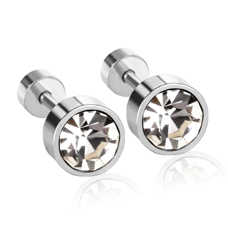 Classic Crystal Stud Earrings
