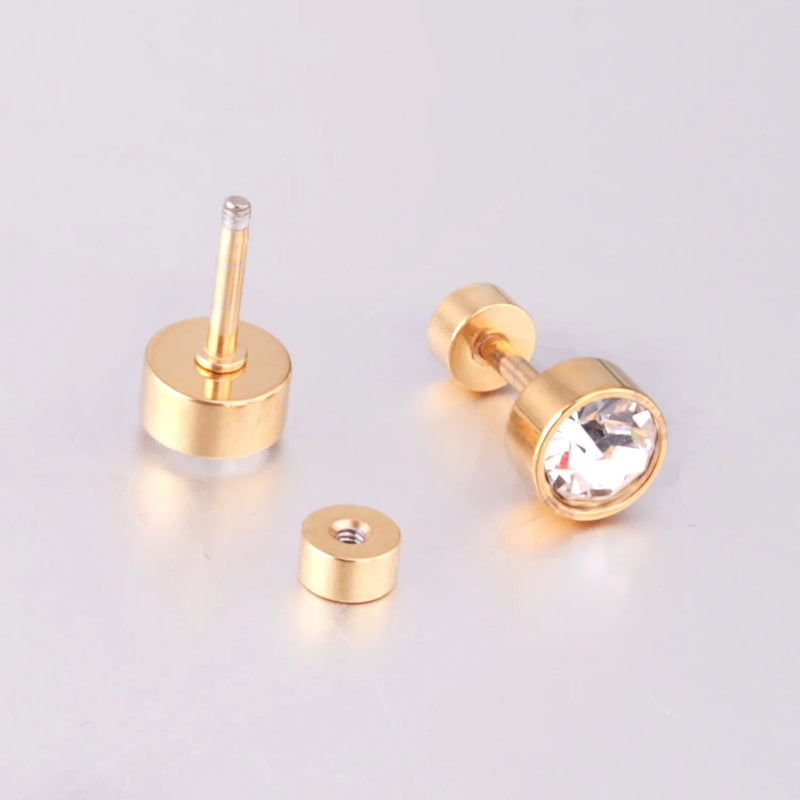 Classic Crystal Stud Earrings