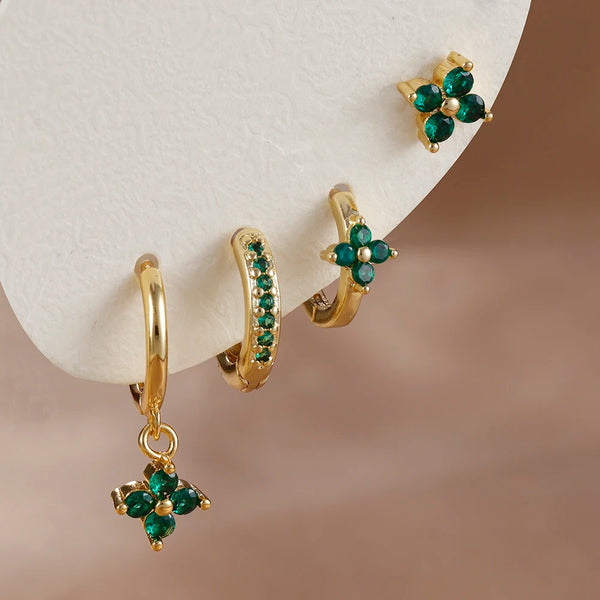 Bloom Charm Earring Set