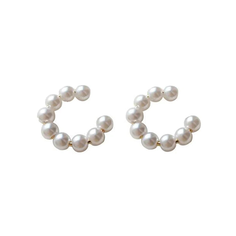 Elegant Pearl Ear Cuffs