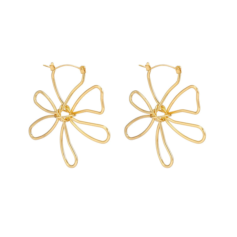Whimsy Bloom Wire Earrings