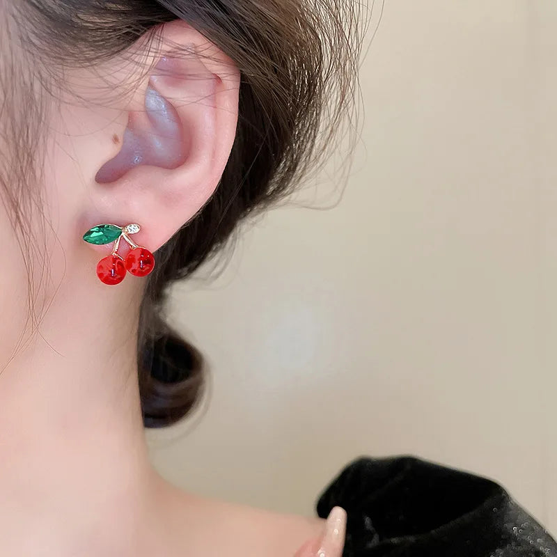 Cherry Delight Stud Earrings
