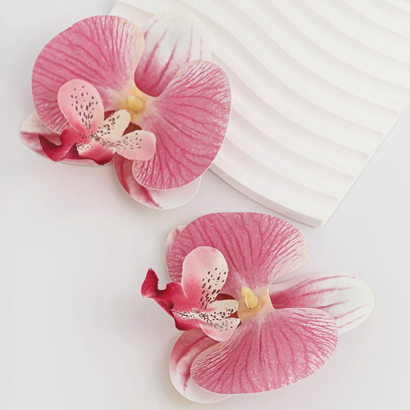 Orchid Bloom Statement Earrings