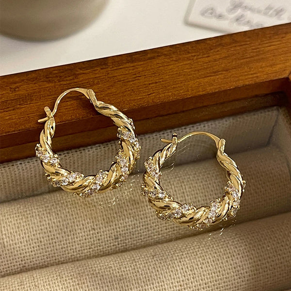 Laurel Twist Hoops