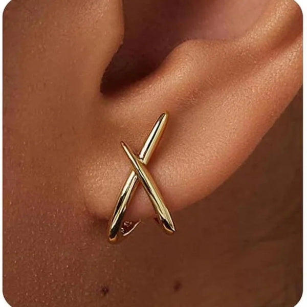 Cross Curve Studs