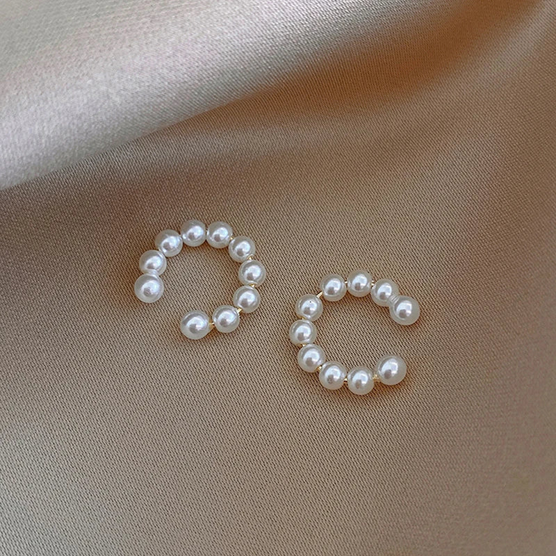 Elegant Pearl Ear Cuffs
