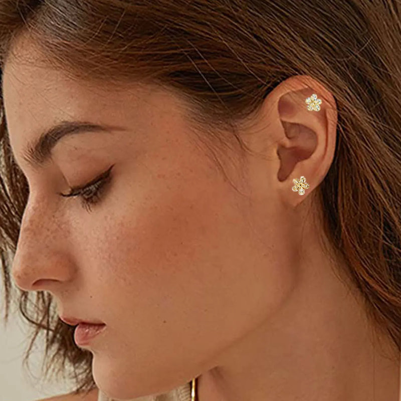 Golden Bloom Studs