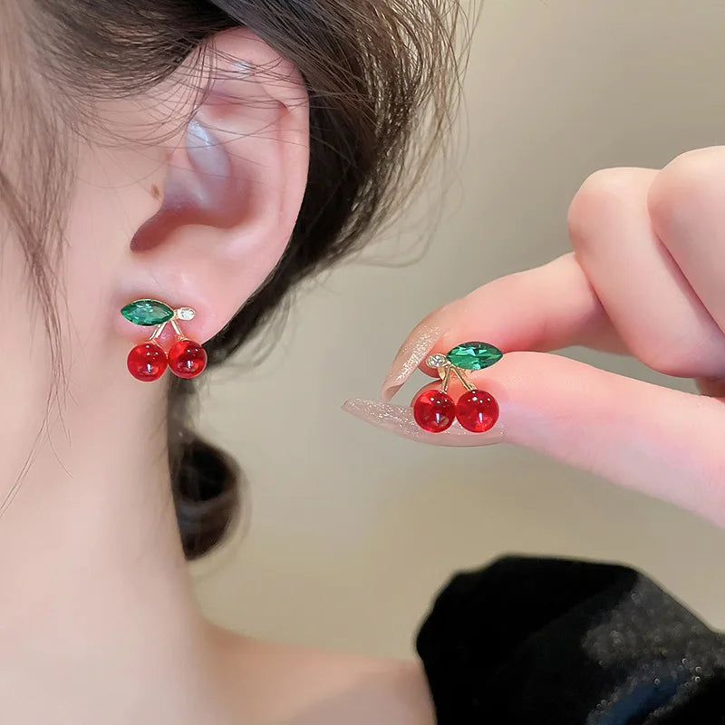 Cherry Delight Stud Earrings