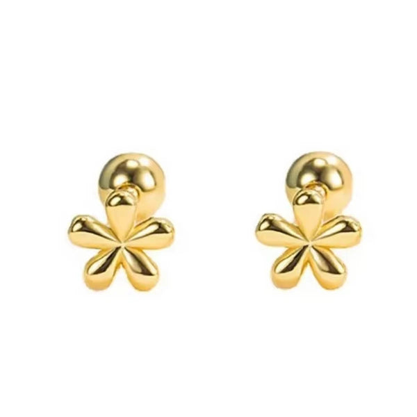 Petite Gold Blossom Studs