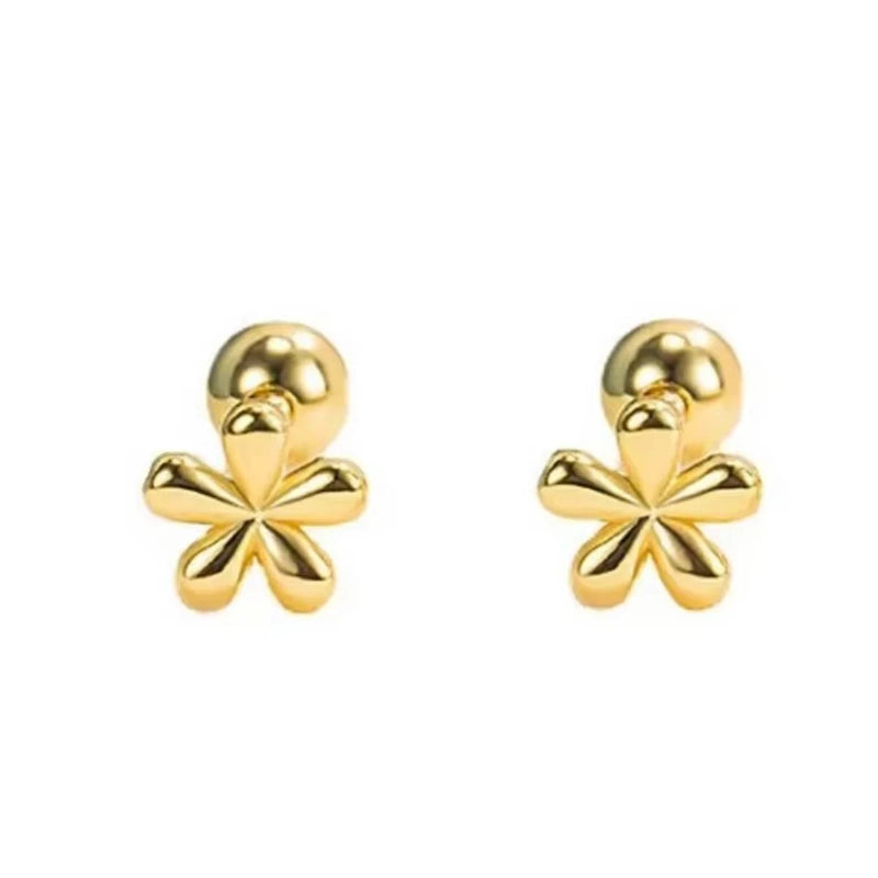Petite Gold Blossom Studs