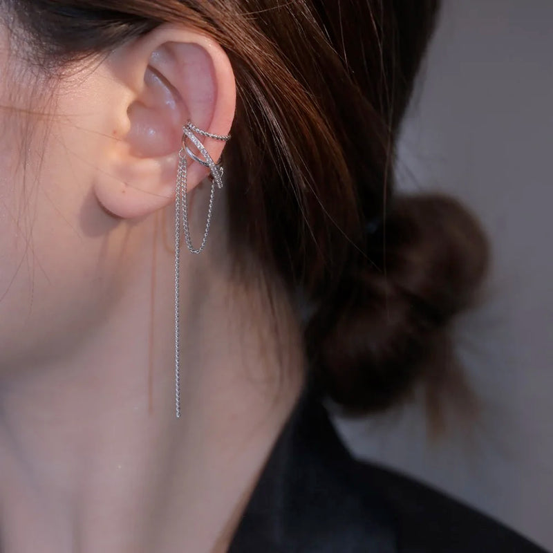 Minimalist Chain Ear Cuff