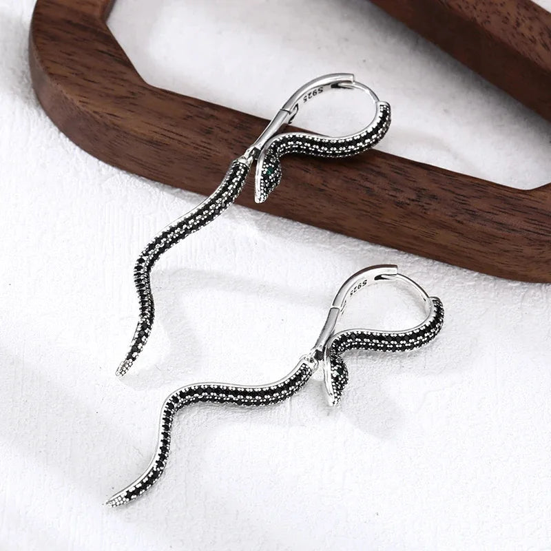 Serpent Trail Drop Earrings
