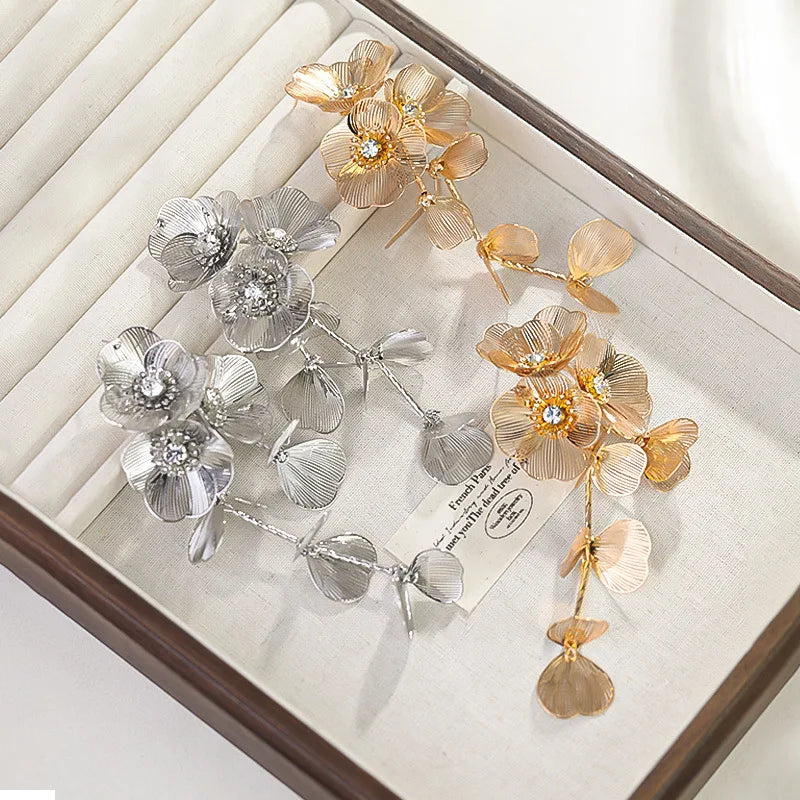 Bloom Cascade Statement Earrings