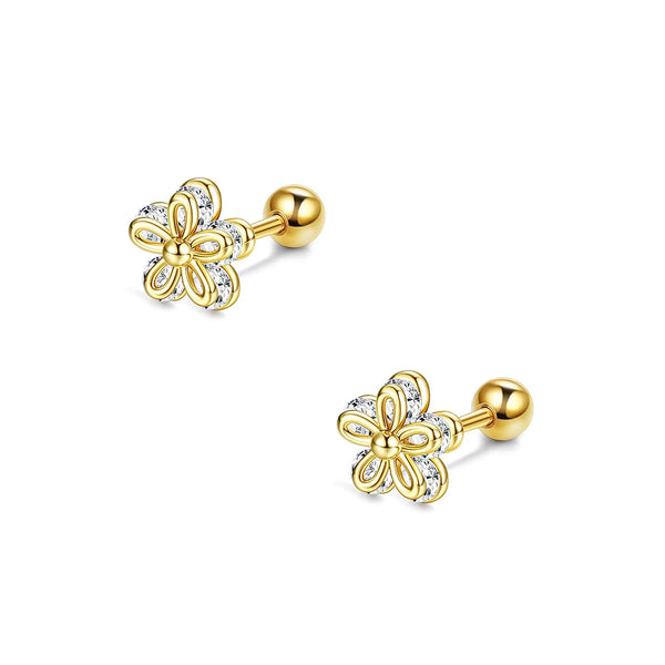Golden Bloom Studs