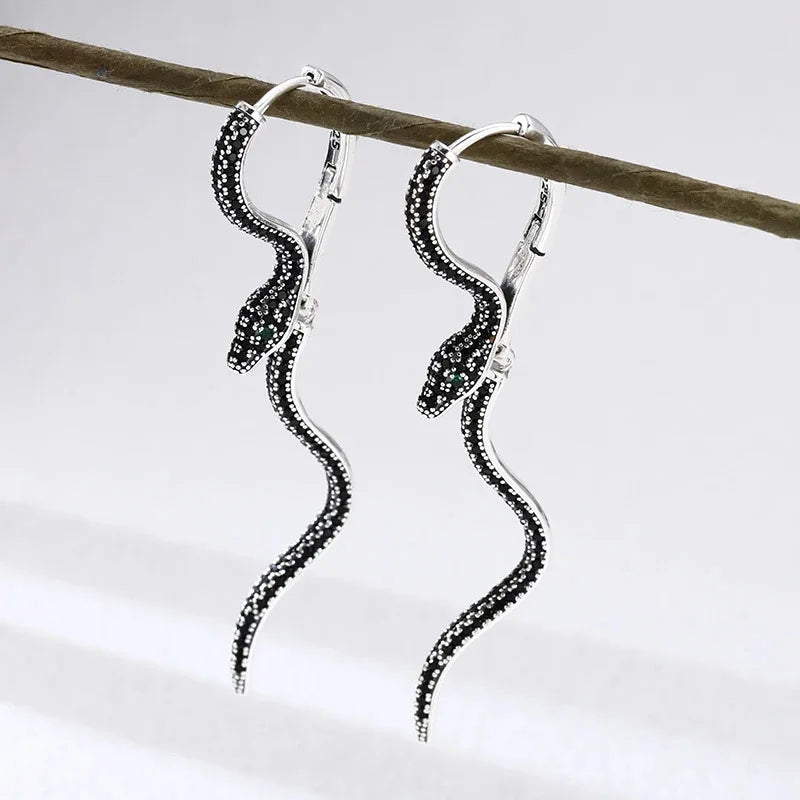 Serpent Trail Drop Earrings