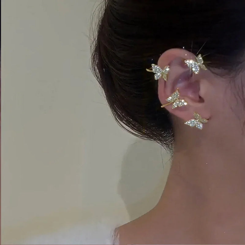 Sparkling Butterfly Ear Cuff