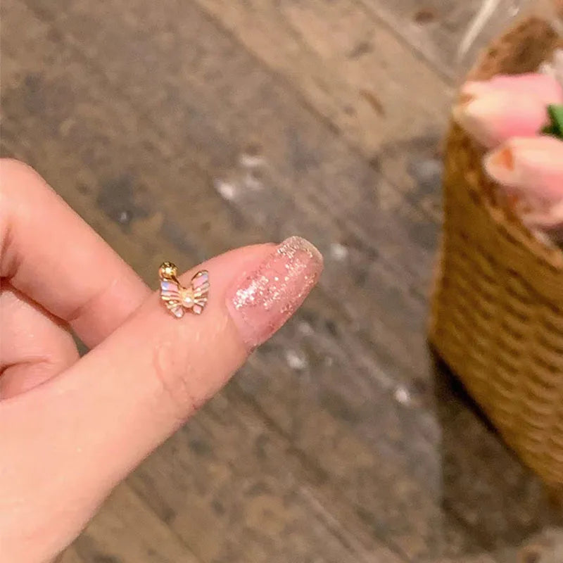 Butterfly Glow Stud Earrings