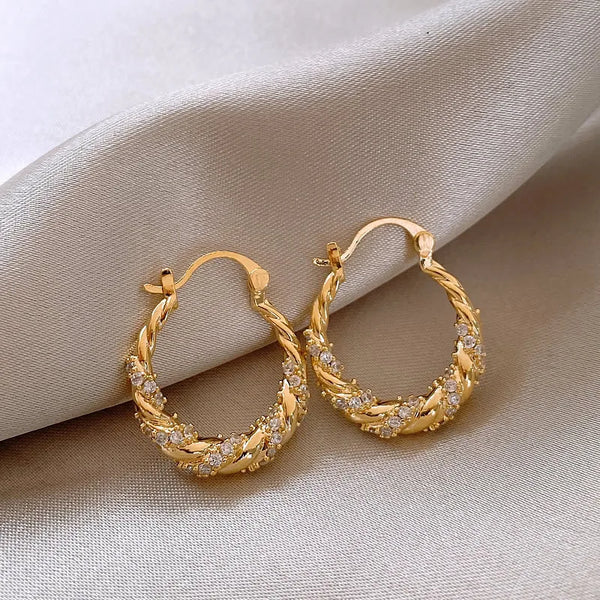 Laurel Twist Hoops