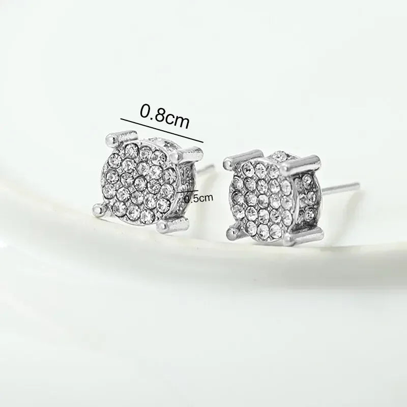 Luxe Pavé Studs