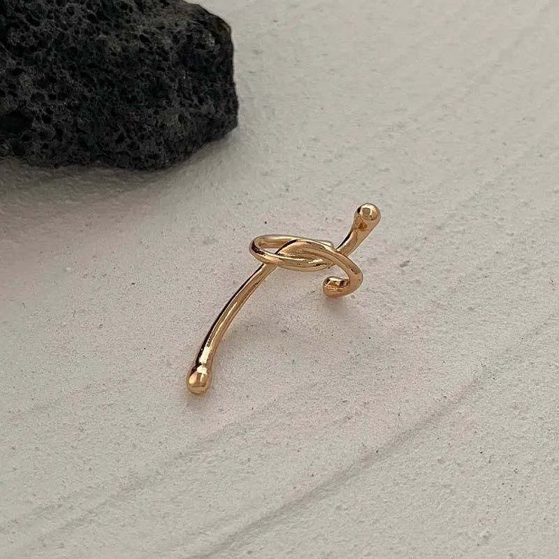 Knotted Loop Ear Cuff