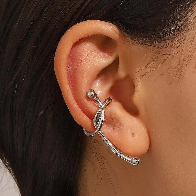 Knotted Loop Ear Cuff