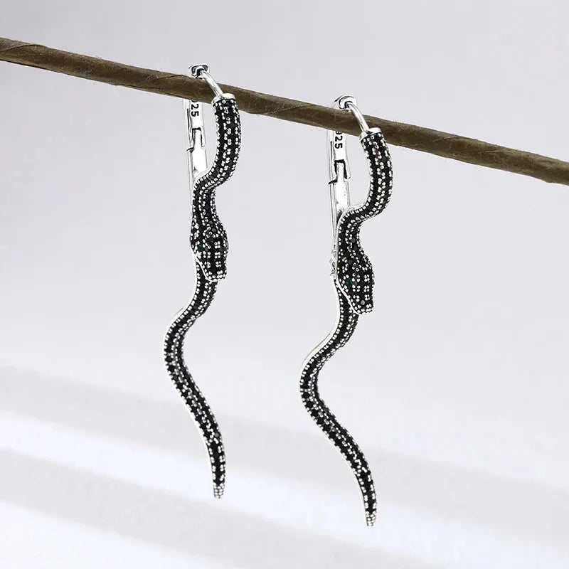Serpent Trail Drop Earrings