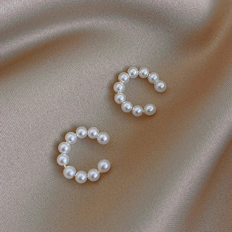 Elegant Pearl Ear Cuffs
