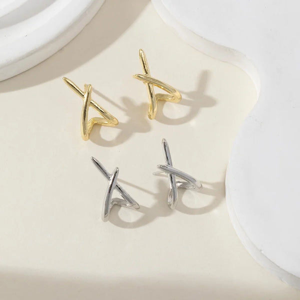 Cross Curve Studs