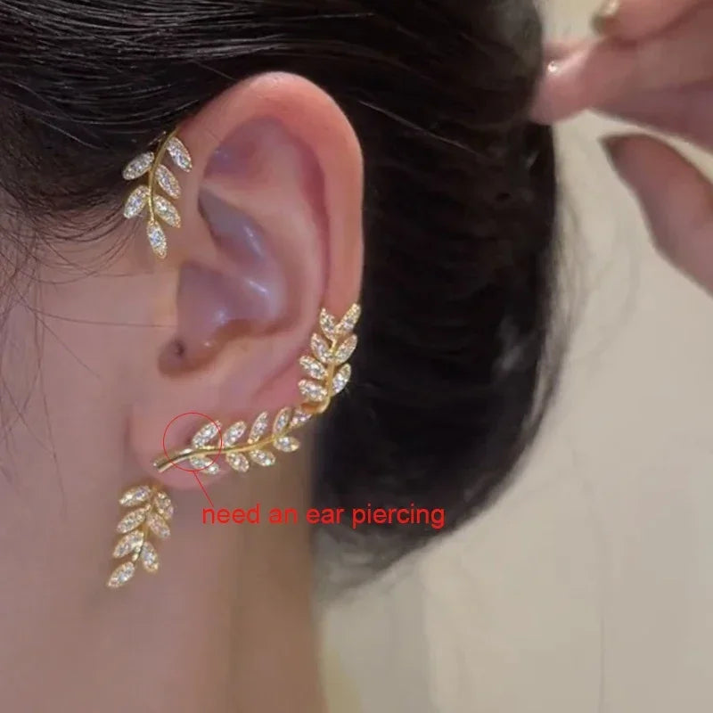 Sparkling Butterfly Ear Cuff