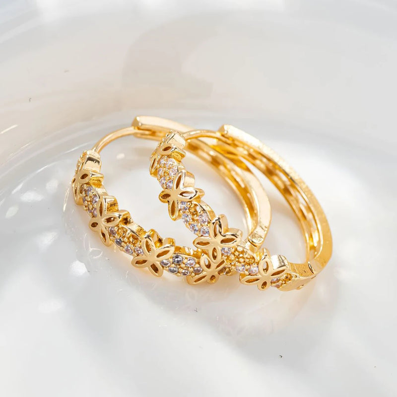 Golden Garden Hoop Set