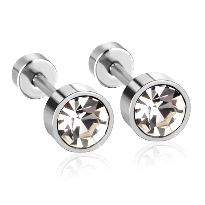 Classic Crystal Stud Earrings