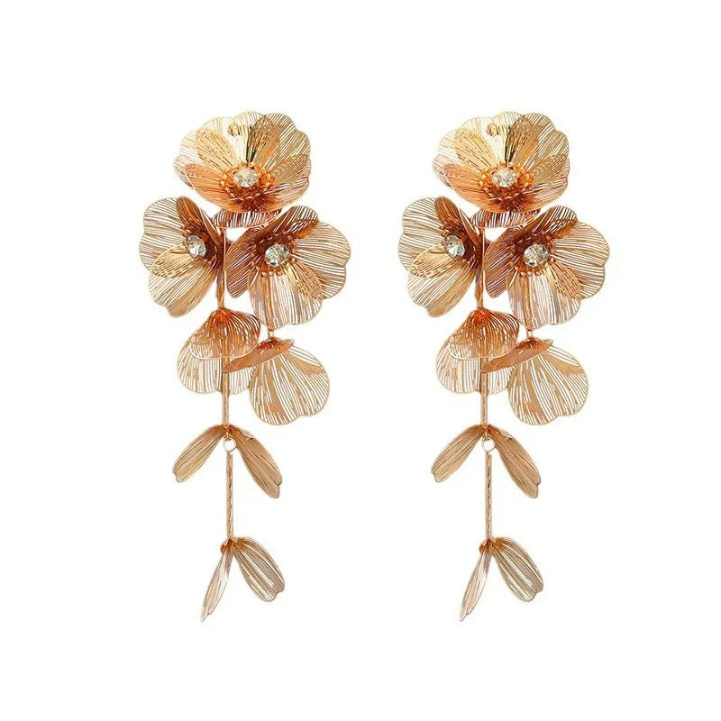 Bloom Cascade Statement Earrings