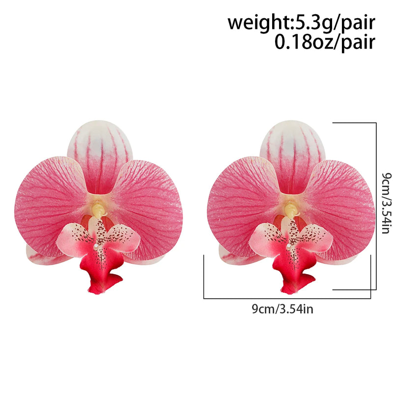 Orchid Bloom Statement Earrings