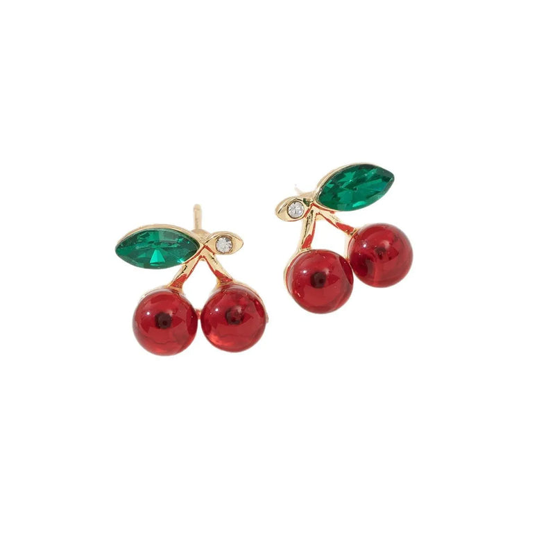 Cherry Delight Stud Earrings