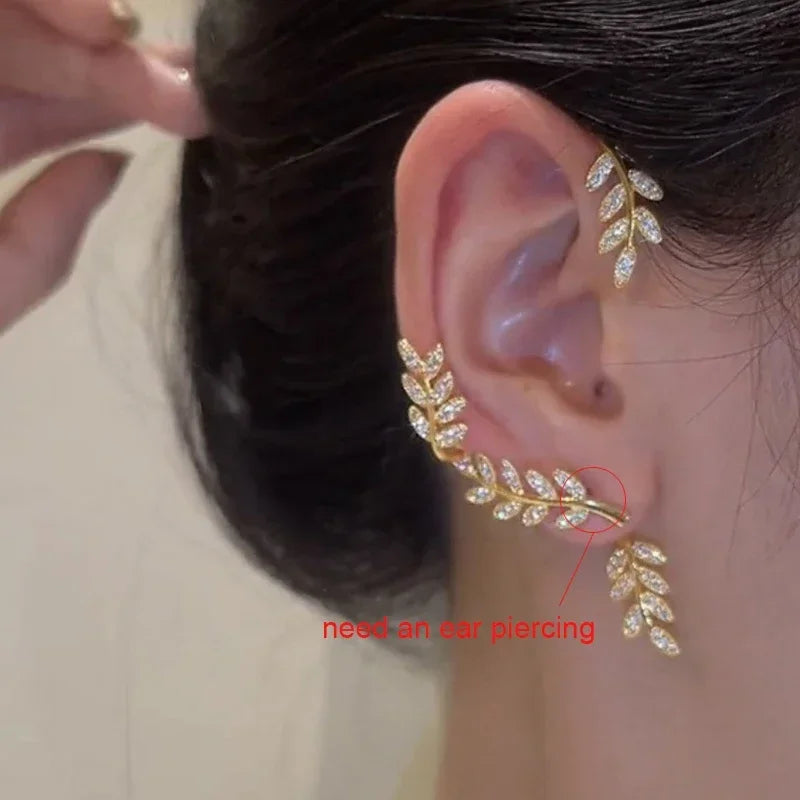 Sparkling Butterfly Ear Cuff