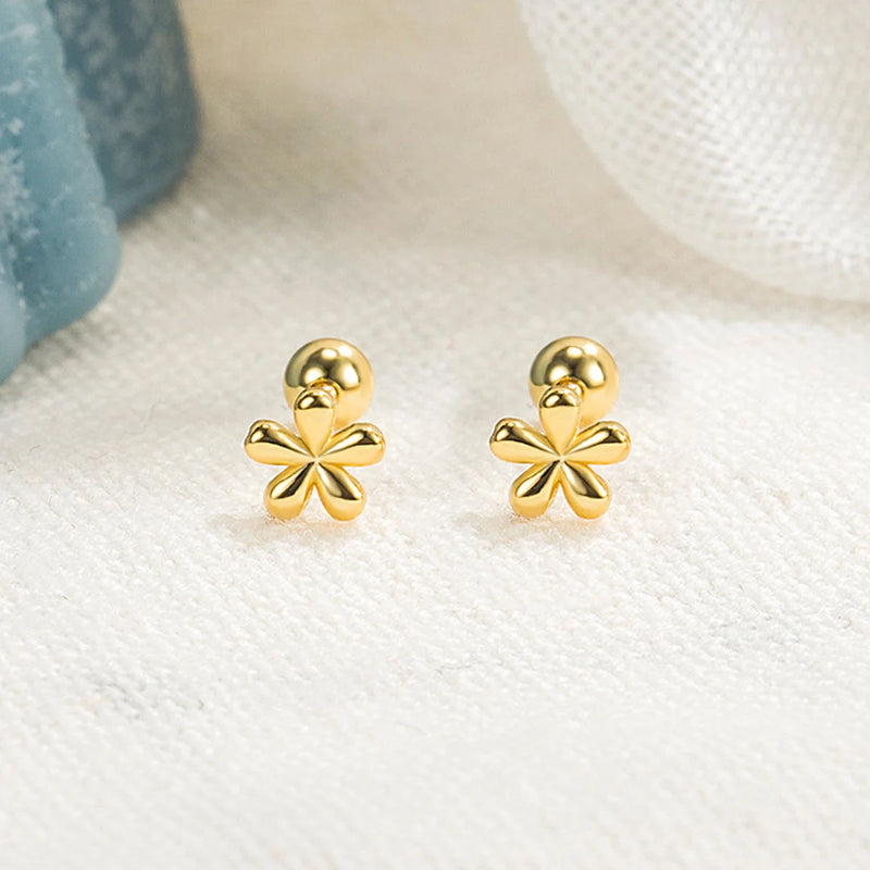 Petite Gold Blossom Studs