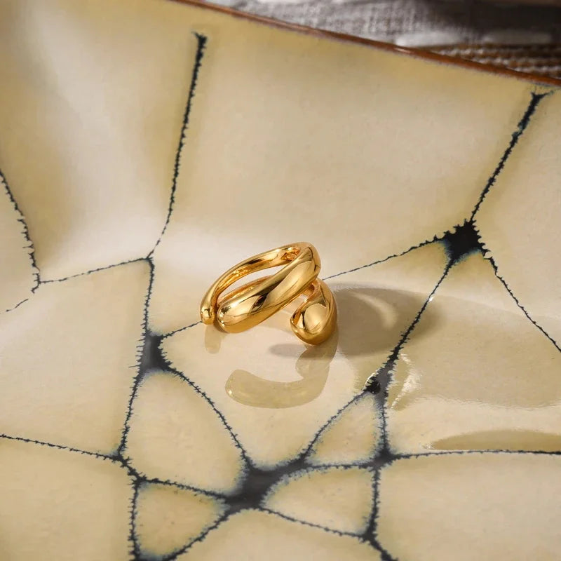 Sleek Metallic Ear Cuffs