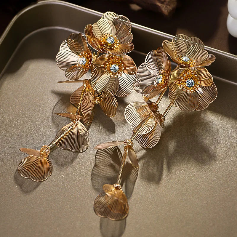 Bloom Cascade Statement Earrings